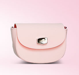 کیف دستی صلیبی لحافی صورتی